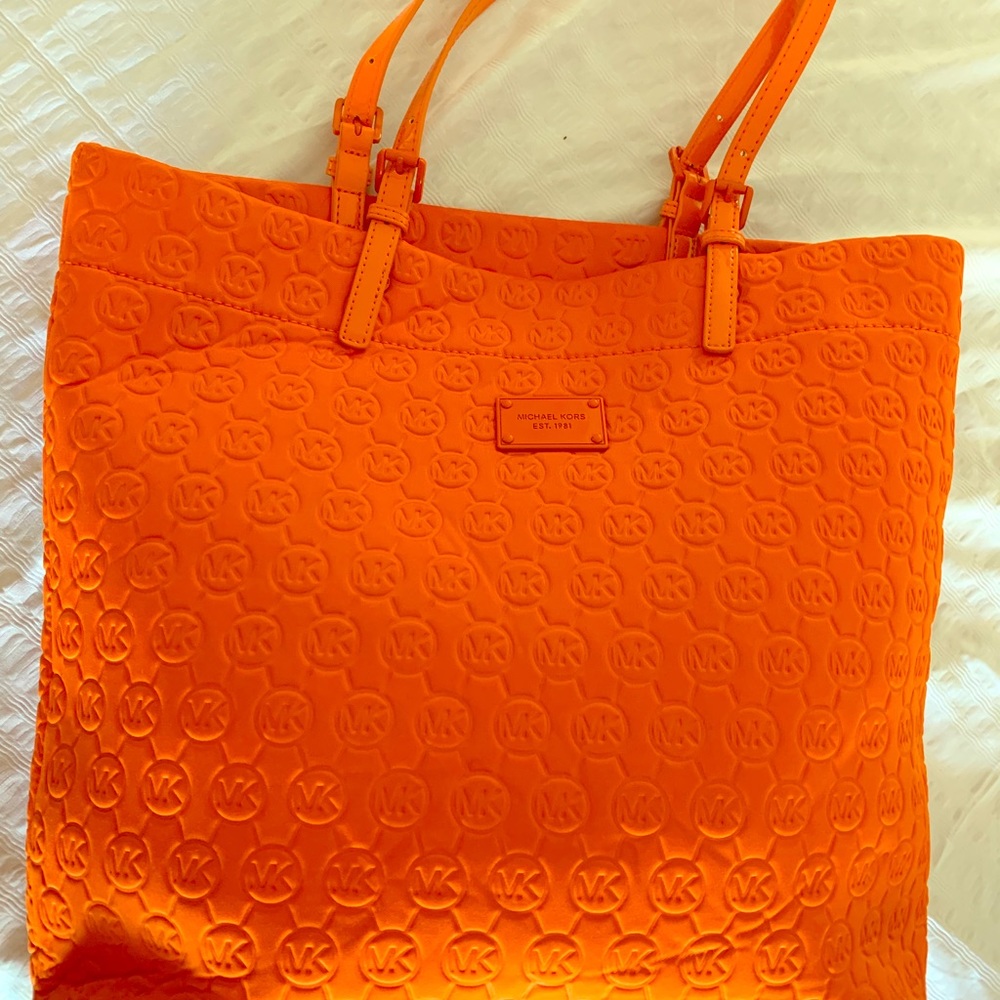 Michael Kors fabric quilted handbag